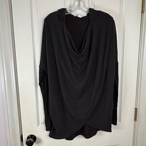 Athleta Purana Wrap Sweatshirt Hoodie Cardigan Gray‎ Womens Medium